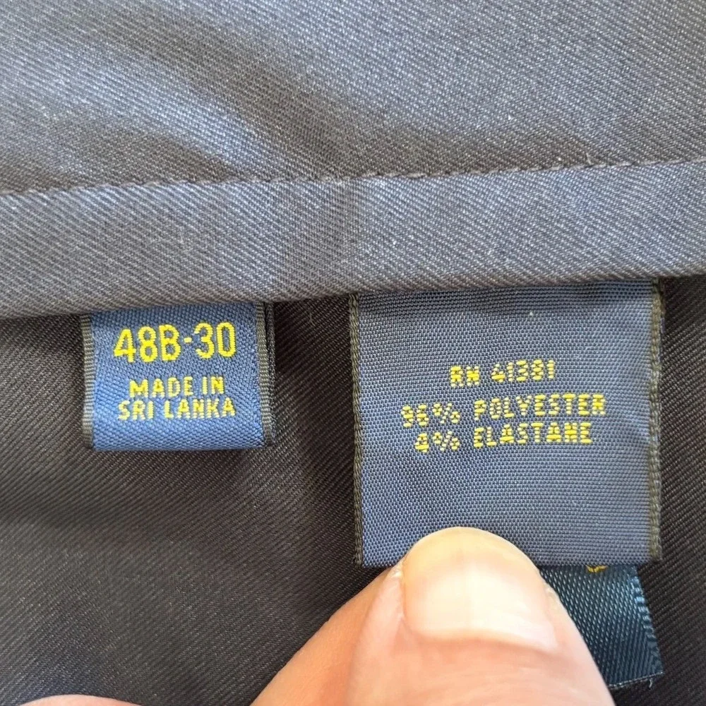 Polo Ralph‎ Lauren Mens Performance Stretch Classic Fit Pants 48Bx30 Navy Golf